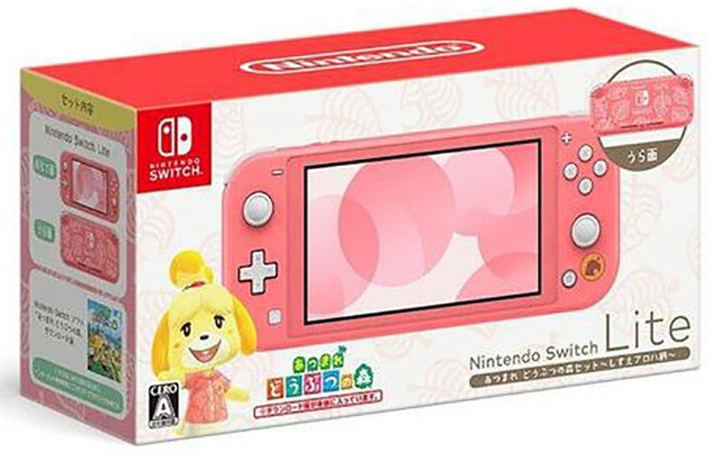 Nintendo Switch Lite [Animal Crossing: Shizue Aloha Pattern] (Coral)