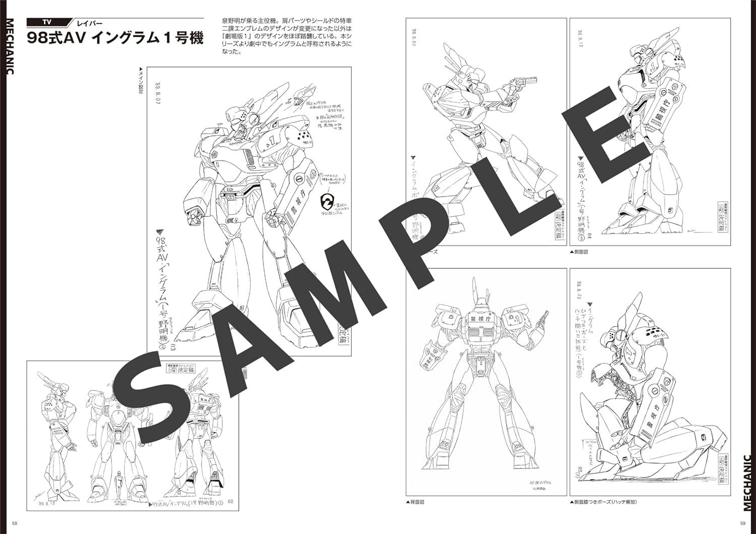 Patlabor 35th Anniversary Official Setting Collection