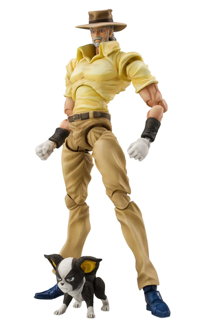 Super Action Statue JoJo's Bizarre Adventure Part III: Joseph Joestar & Iggy (Re-run)_