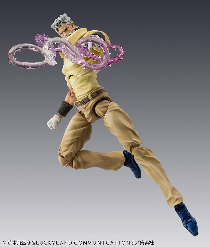 Super Action Statue JoJo's Bizarre Adventure Part III: Joseph Joestar & Iggy (Re-run) image 6