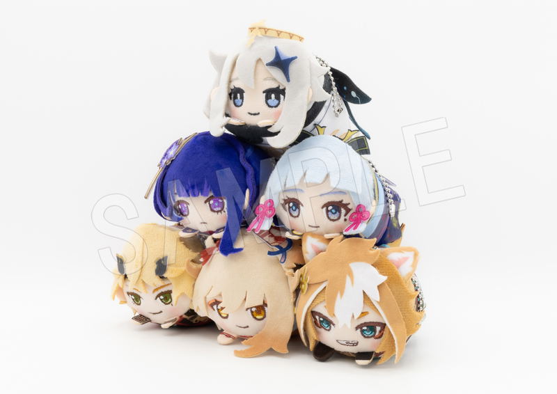Genshin Impact Mochikororin Plush Mascot Vol. 3 (Set of 6 Pieces) image 1