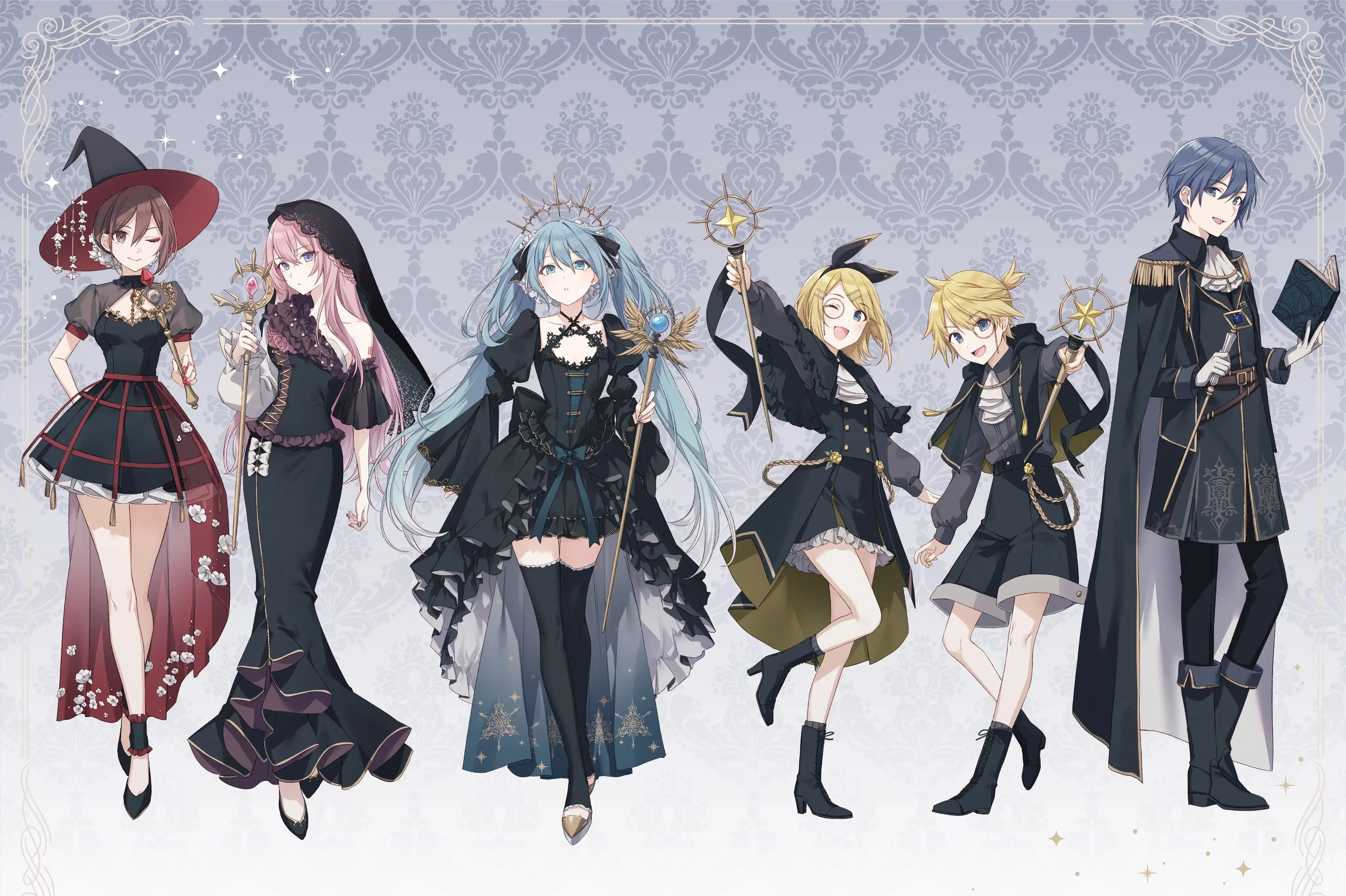 Hatsune Miku Series Cloth Poster Hatsune Miku Wizard
