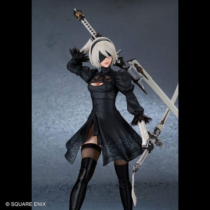 Nier:Automata Pre-Painted Figure: 2B (YoRHa No. 2 Type B) Version 2.0 image 13