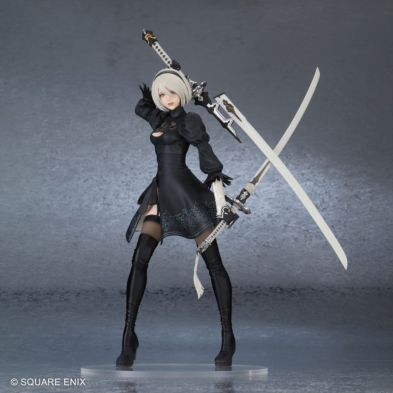 Nier:Automata Pre-Painted Figure: 2B (YoRHa No. 2 Type B) Version 2.0 image 14