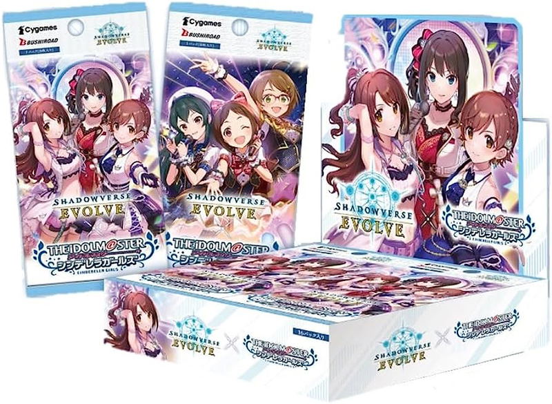 Shadowverse EVOLVE Collaboration Pack The Idolmaster Cinderella Girls (Set of 16 Packs) (Re-run) image 1