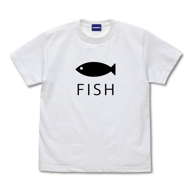 Hirayasumi - Hirayasumi Fish T-shirt (White | Size M) image 1