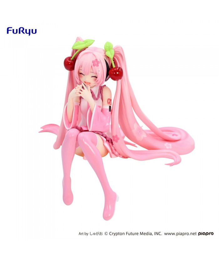 Hatsune Miku Noodle Stopper Figure: Sakura Miku 2023 Smile Ver. image 3