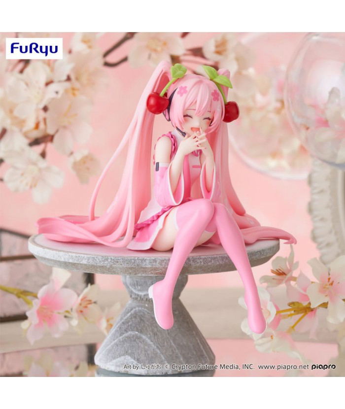 Hatsune Miku Noodle Stopper Figure: Sakura Miku 2023 Smile Ver. image 6