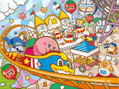 Kirby's Dream Land Jigsaw Puzzle Mame Puzzle Clear 150 Piece MA-C18 Pupupu Park, Open! thumbnail 1