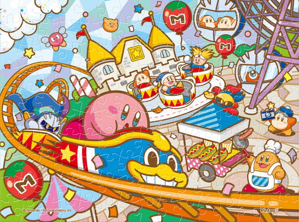 Kirby's Dream Land Jigsaw Puzzle Mame Puzzle Clear 150 Piece MA-C18 Pupupu Park, Open! image 1