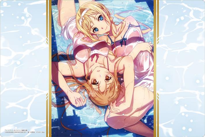Bushiroad Rubber Mat Collection V2 Vol. 1045 Dengeki Bunko Sword Art Online Asuna & Alice image 1