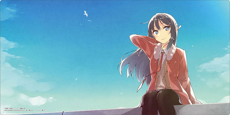 Bushiroad Rubber Mat Collection V2 Vol. 1047 Dengeki Bunko Seishun Buta Yarou wa Bunny Girl Senpai no Yume wo Minai Series Sakurajima Mai image 1