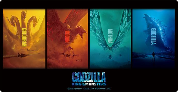 Character Rubber Mat Slim Godzilla King of Monsters - Monsters Broccoli