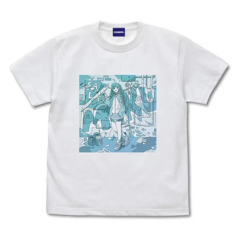 Hatsune Miku - Hatsune Miku T-shirt Rubon 27 points Ver. (White | Size L) image 1