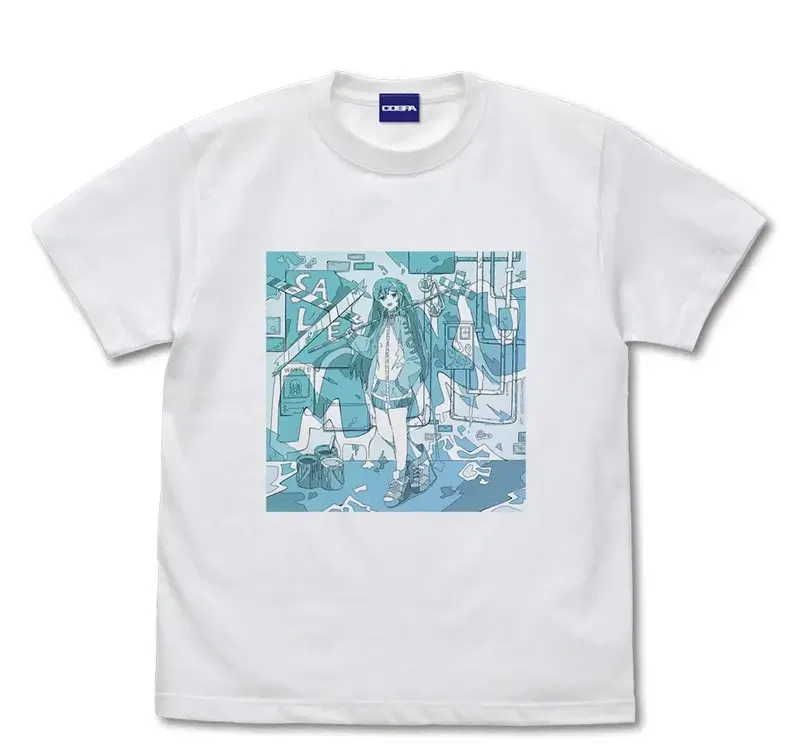 Hatsune Miku - Hatsune Miku T-shirt Rubon 27 points Ver. (White | Size XL) image 1