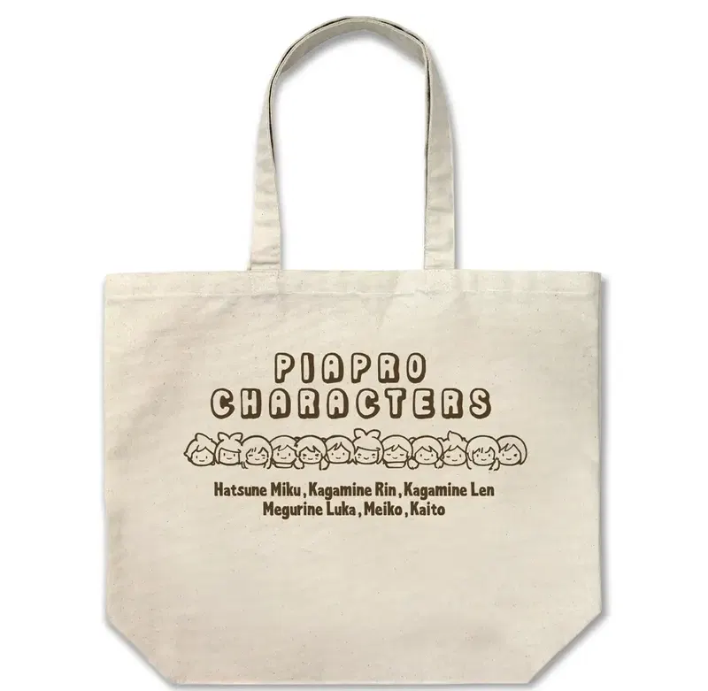 Hatsune Miku Piapro Characters Lilija Ver. Large Tote Bag Natural image 1