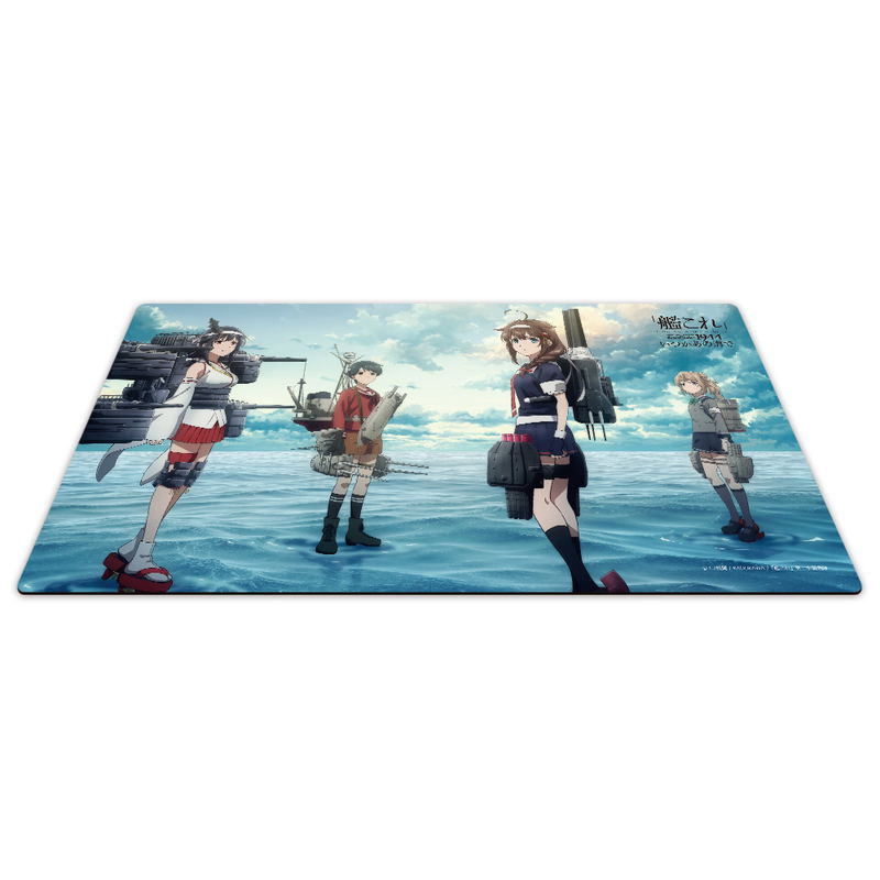 KanColle Season 2: Let's Meet at Sea Character Rubber Mat A Shigure & Yamashiro & Mogami & Michishio image 2