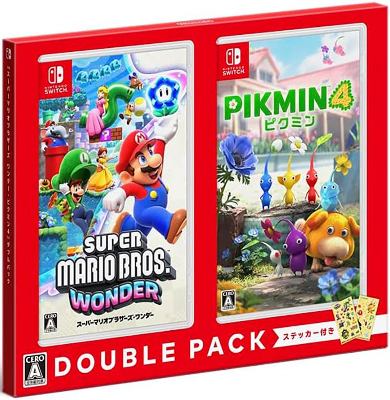 Super Mario Bros. Wonder + Pikmin 4 (Multi-Language) for Nintendo