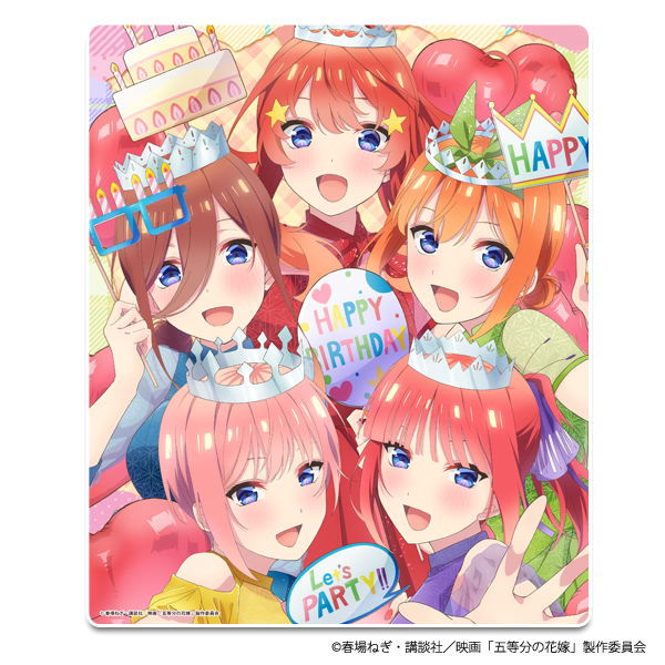 The Quintessential Quintuplets Specials Mouse Pad Birthday image 1