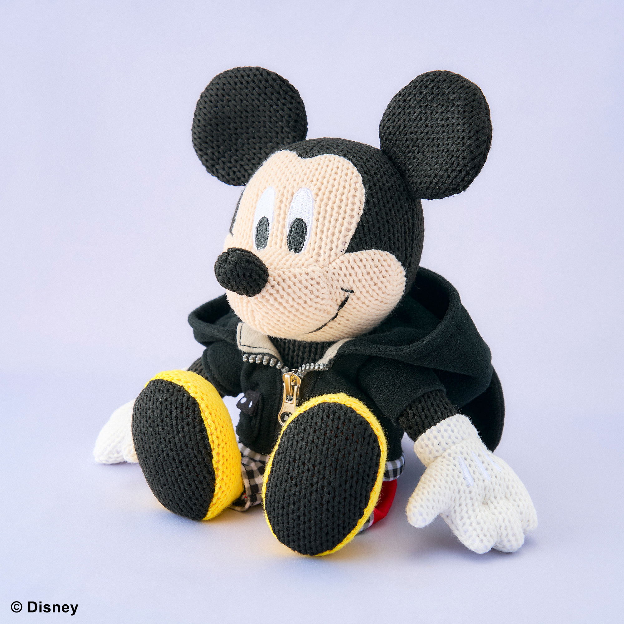 Kingdom Hearts III Knitted Plush King Mickey (Re-run)