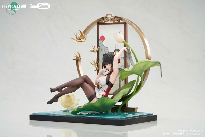 Date A Live Spirit Pledge 1/7 Scale Pre-Painted Figure: Tokisaki Kurumi Black Color China Dress Ver. image 2