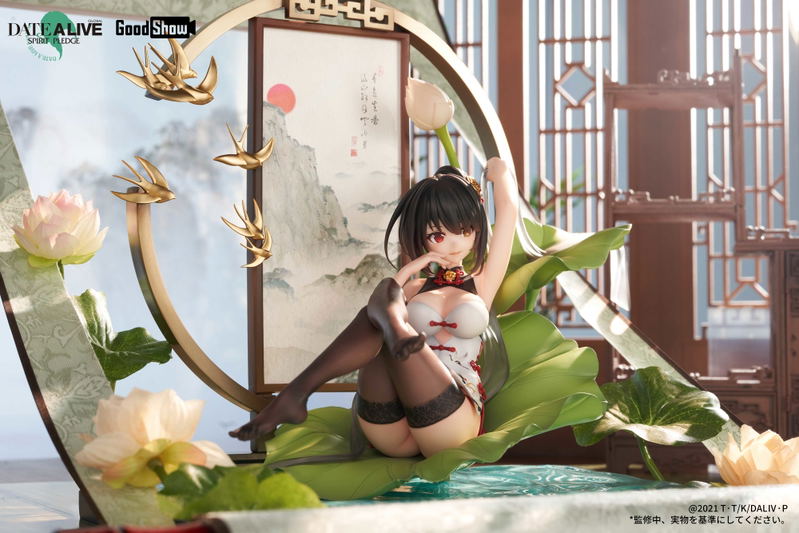 Date A Live Spirit Pledge 1/7 Scale Pre-Painted Figure: Tokisaki Kurumi Black Color China Dress Ver. image 11