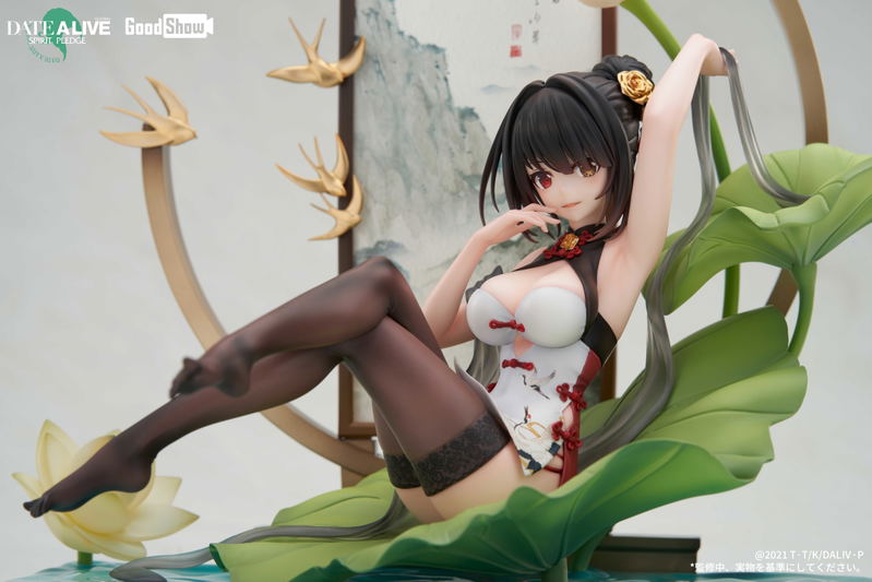 Date A Live Spirit Pledge 1/7 Scale Pre-Painted Figure: Tokisaki Kurumi Black Color China Dress Ver. image 4