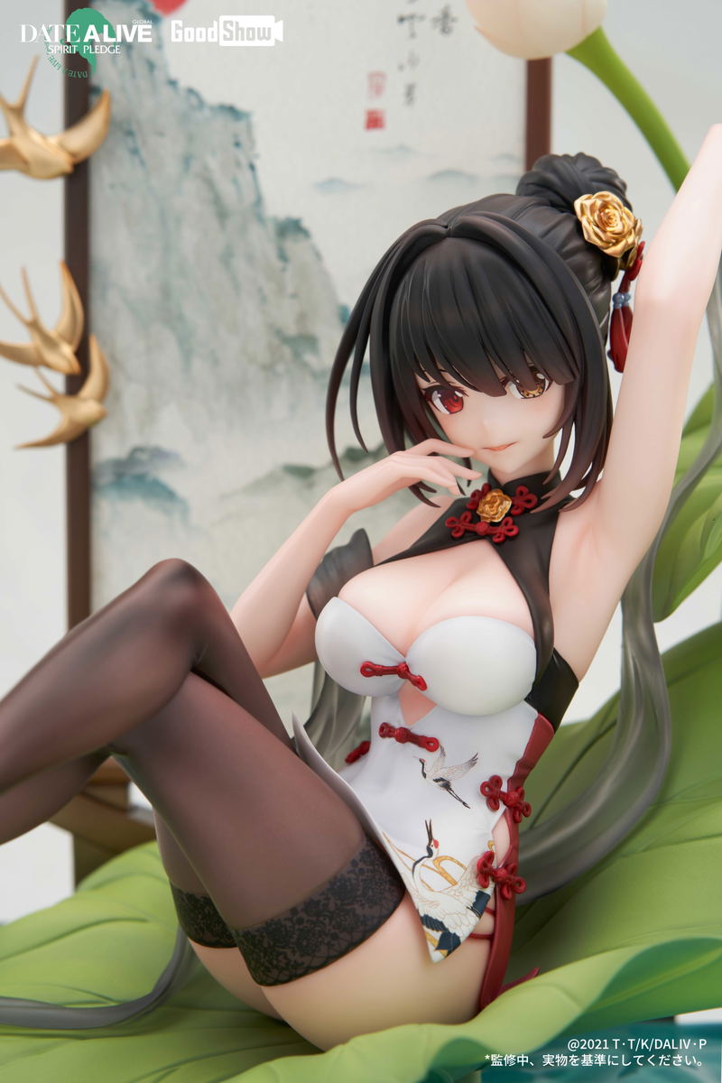 Date A Live Spirit Pledge 1/7 Scale Pre-Painted Figure: Tokisaki Kurumi Black Color China Dress Ver. image 6