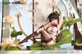 Date A Live Spirit Pledge 1/7 Scale Pre-Painted Figure: Tokisaki Kurumi Black Color China Dress Ver. thumbnail 9