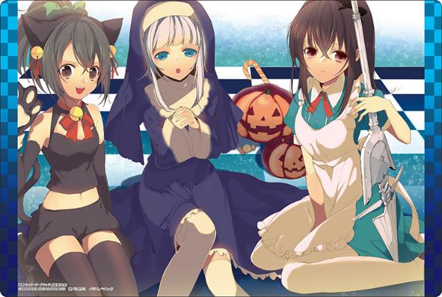 Bushiroad Rubber Mat Collection V2 Vol. 1063 Dengeki Bunko Strike the Blood Himeragi Yukina / Akatsuki Nagisa / Kanase Kanon image 1