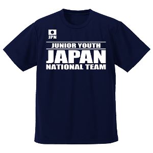 Captain Tsubasa: Junior Youth Arc Junior Youth Japan National Team Dry T-shirt (Navy | Size L)