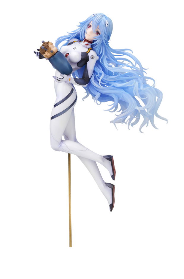 Evangelion 3.0+1.0 Thrice Upon a Time 1/7 Scale Pre-Painted Figure: Ayanami Rei Long Hair Ver. image 1