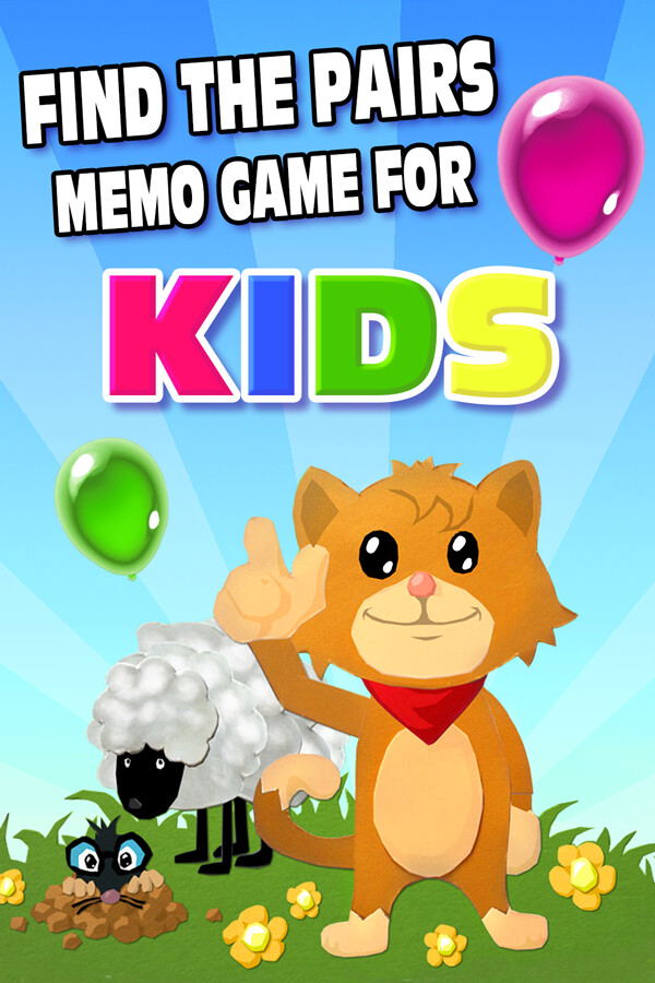 Find The Pairs Memo Game for Kids <span class="ext" style="background-color: #2a475e; color: #FFFFFF;">STEAM</span> <span class="ext ext_digital">digital</span> image 1