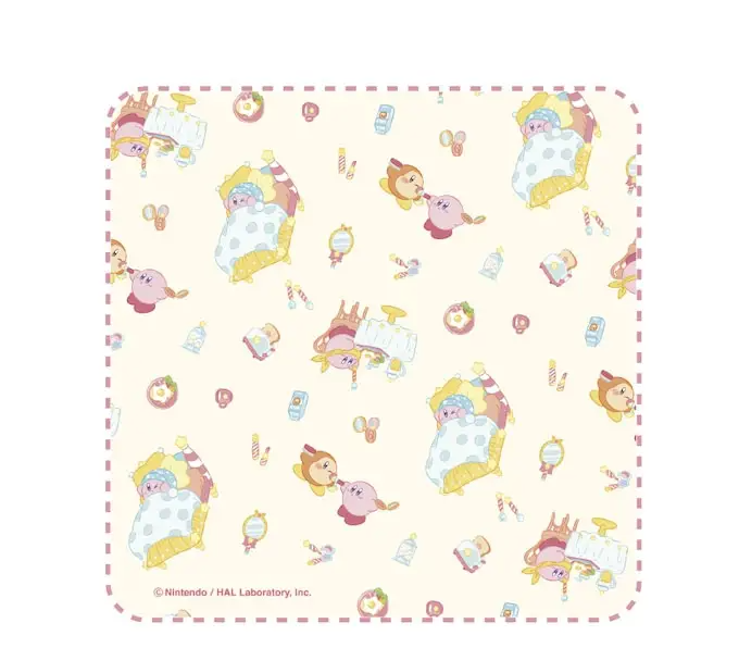 Kirby's Dream Land Kirby Happy Morning Gauze Mini Towel Ensky