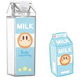 Kirby's Dream Land Kirby Happy Morning Milk Carton Style Bottle thumbnail 1