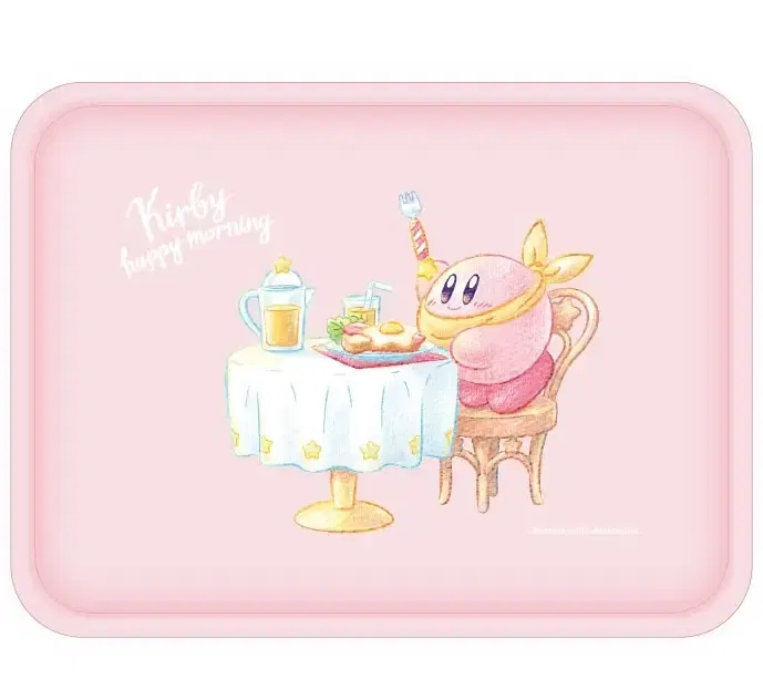 Kirby's Dream Land Kirby Happy Morning Tray image 1
