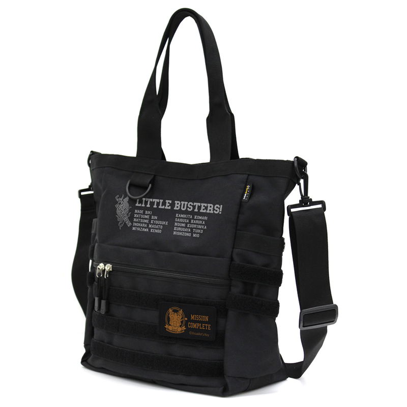 Little Busters! Functional Tote Bag Black image 1