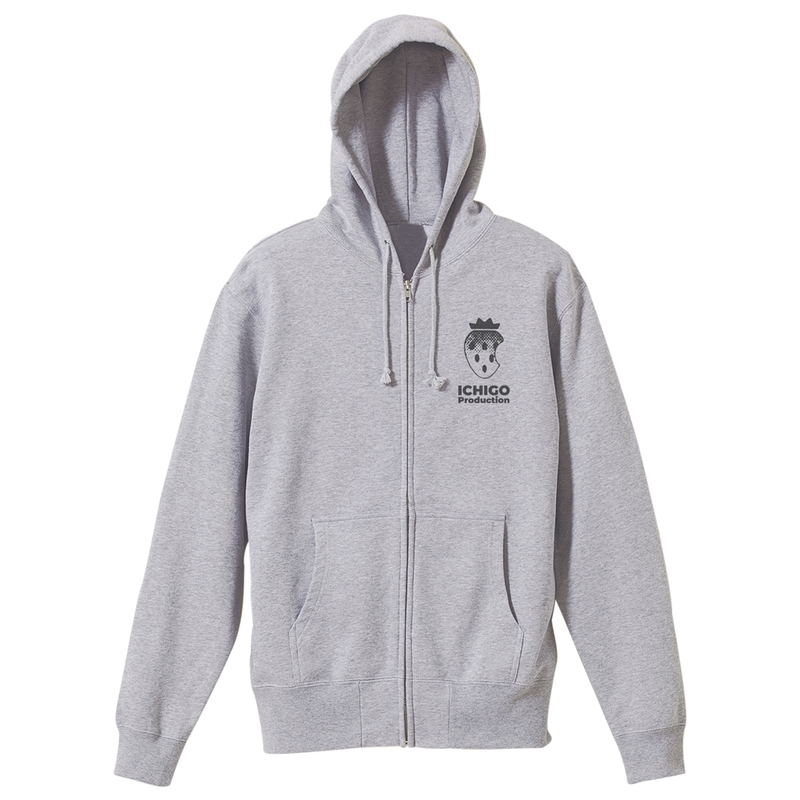 Oshi No Ko Ichigo Production Zip Hoodie (Mix Gray | Size L) image 2