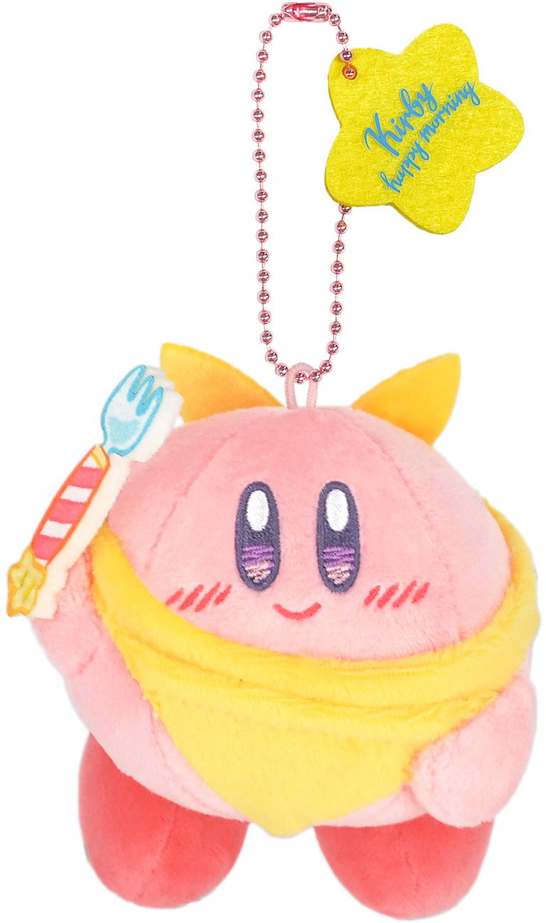 Kirby Happy Morning KHM-04: Kirby At Breakfast Mascot image 1