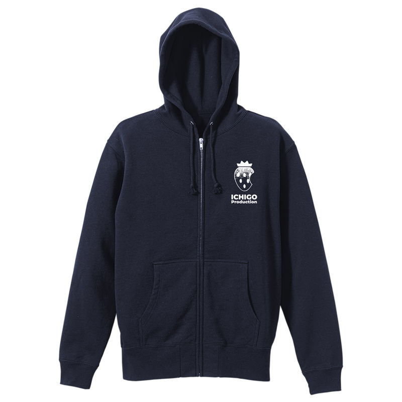 Oshi No Ko Ichigo Production Zip Hoodie (Navy | Size L) image 2
