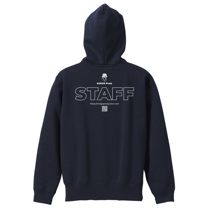 Oshi No Ko Ichigo Production Zip Hoodie (Navy | Size S) image 3