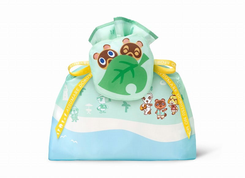 Animal Crossing New Horizons Wrapping x Eco Bag L (Mamekichi & Tsubukichi)