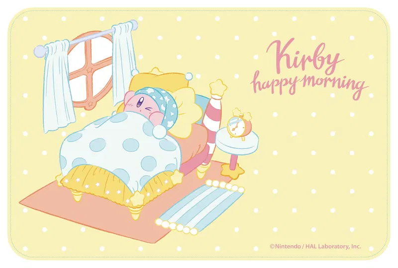 Kirby's Dream Land Kirby Happy Morning Floor Mat image 1