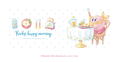 Kirby's Dream Land Kirby Happy Morning Mug Fun Breakfast thumbnail 2