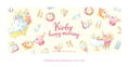 Kirby's Dream Land Kirby Happy Morning Mug Pattern thumbnail 2