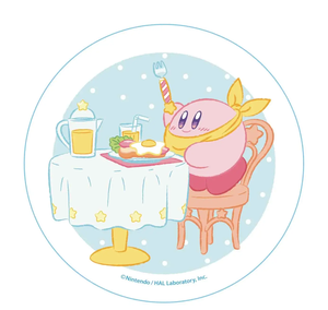 Kirby's Dream Land Kirby Happy Morning Stone Coaster Fun Breakfast_