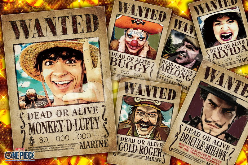 Netflix Live Action One Piece Jigsaw Puzzle 1000 Piece 1000-593 Wanted Poster image 1