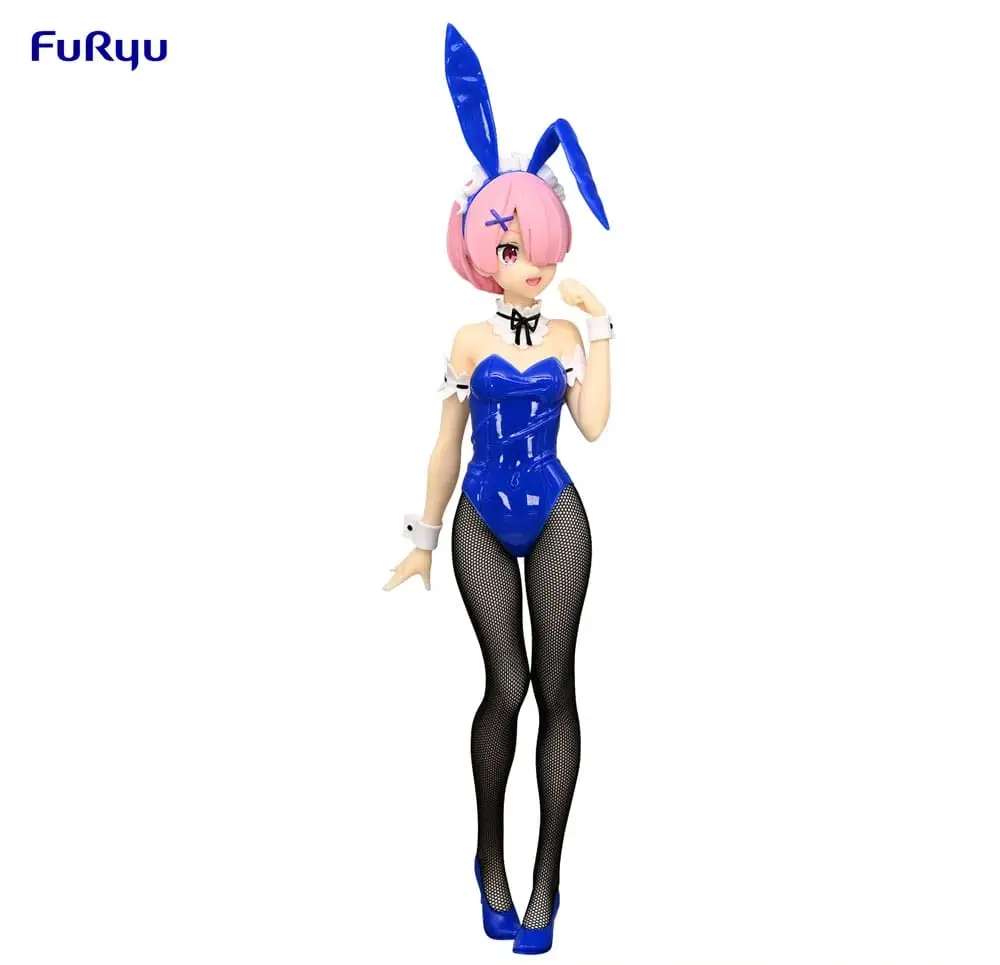 Re:Zero Starting Life in Another World BiCute Bunnies Figure: Ram Blue Color Ver. FuRyu