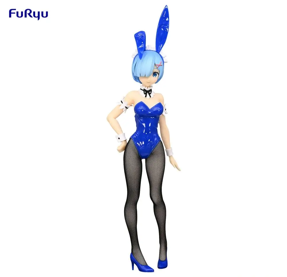 Re:Zero Starting Life in Another World BiCute Bunnies Figure: Rem Blue Color Ver. FuRyu