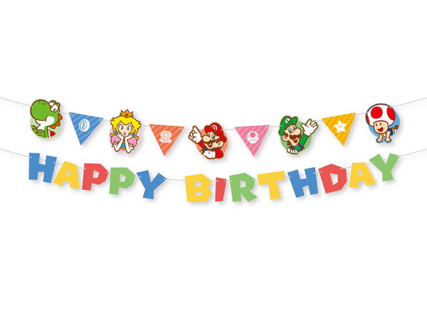 Super Mario Garland (Birthday & Party)